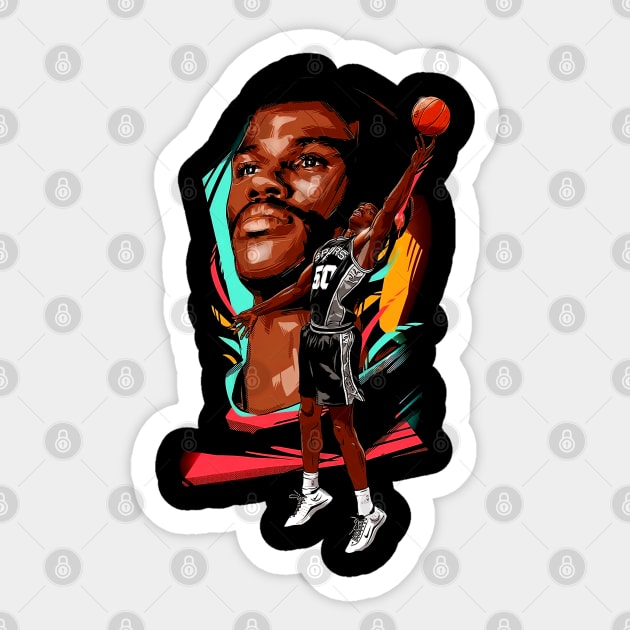 David Robinson 50 Sticker by TheSIZE